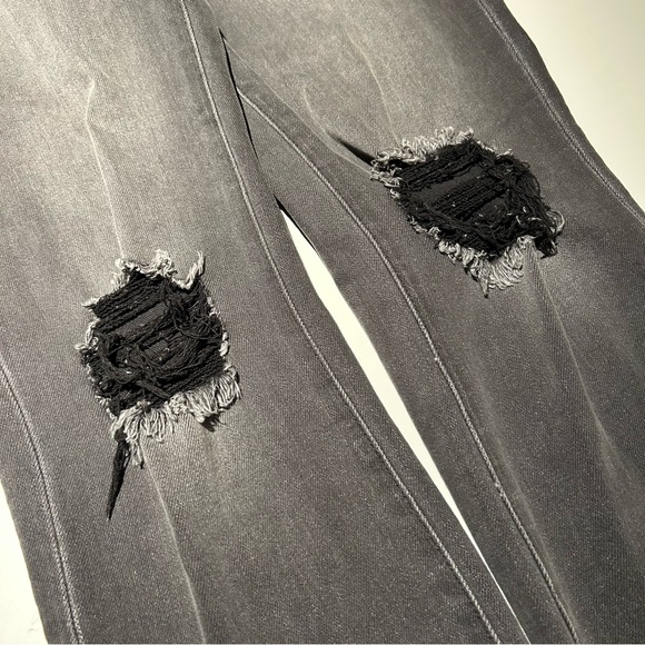 L'AGENCE, Vintage Grey, "Destruct", High Line, Skinny, High Rise, Size 26 - Picture 3 of 12